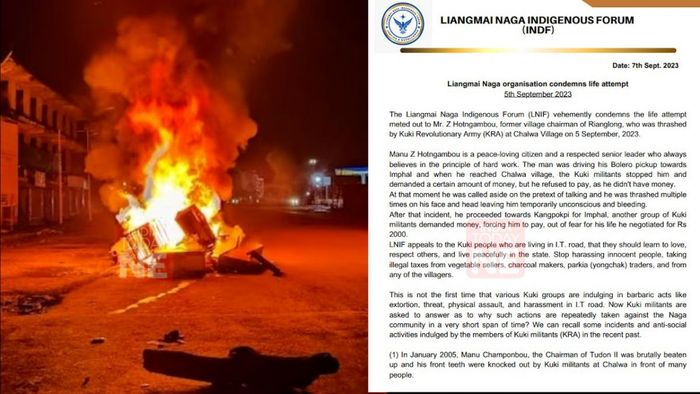 Manipur violence: Naga forum condemns alleged assault on former village chairman by Kuki militants