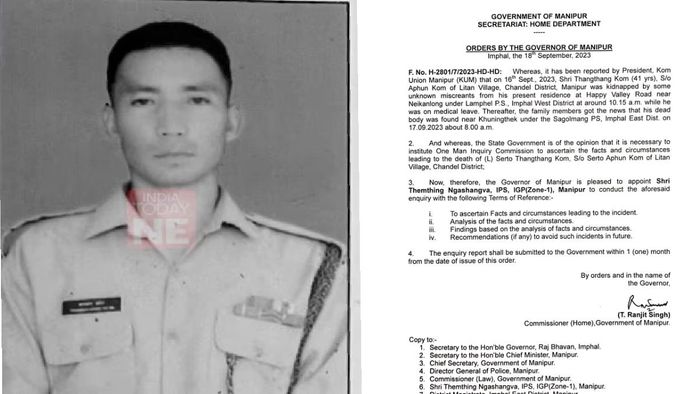 Manipur government constitutes one-man inquiry commission to investigate abduction and killing of army jawan