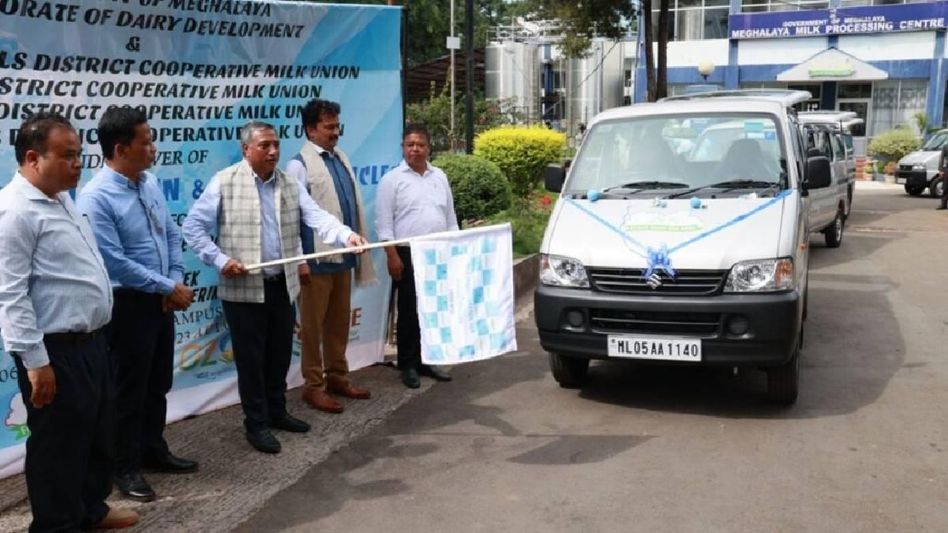 Meghalaya: 18 cooperative societies receive 'Milk Transportation & Testing Vehicles' Meghalaya: 18 cooperative societies receive 'Milk Transportation & Testing Vehicles'