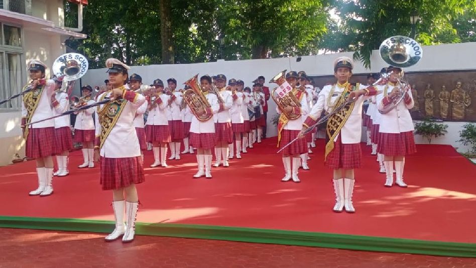 Assam's St. Francis School creates history with all-girl NCC brass band at Republic Day parade 2024 Assam's St. Francis School creates history with all-girl NCC brass band at Republic Day parade 2024