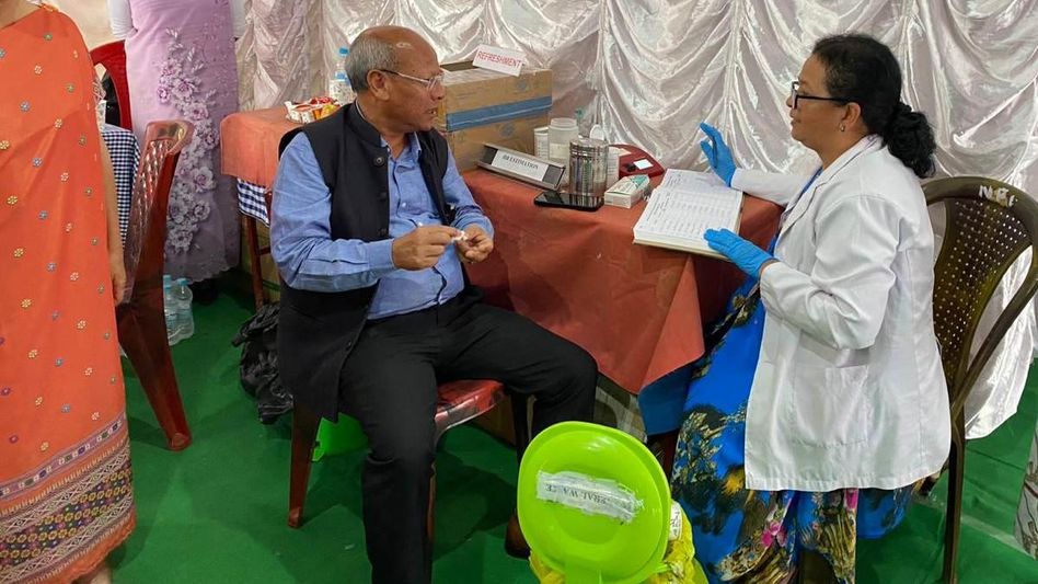 Meghalaya: NPP organizes blood donation camp, Dy CM led from the front Meghalaya: NPP organizes blood donation camp, Dy CM led from the front