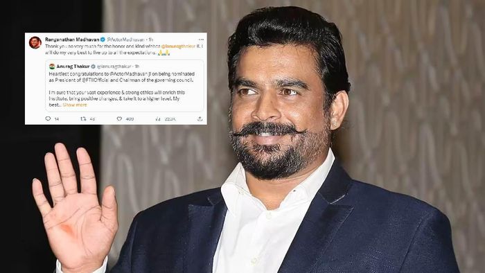 R Madhavan named new president of FTII, Anurag Thakur congratulates the actor