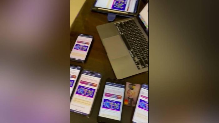 A cricket fan shared a video of him trying to book tickets for India vs Pakistan ODI World Cup 2023 match