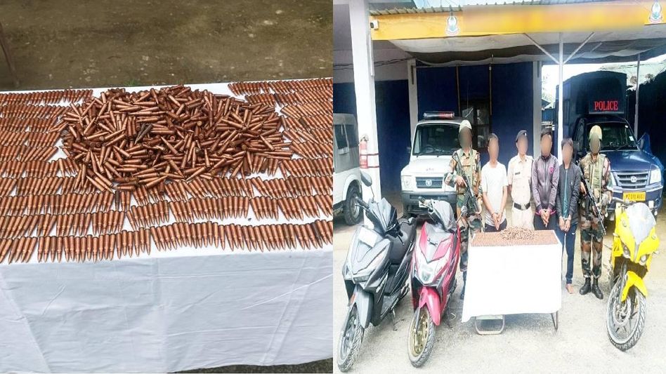 Mizoram: Three persons including two Myanmar nationals held with ammunition in Siaha district Mizoram: Three persons including two Myanmar nationals held with ammunition in Siaha district