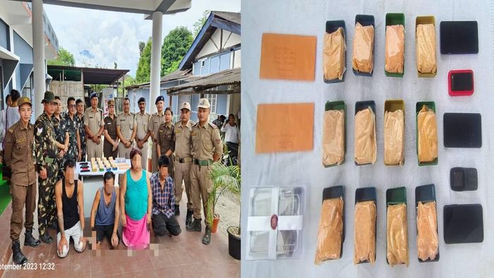 Contraband items seized in Pasighat, Arunachal Pradesh. Four persons held