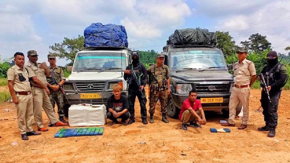 Meghalaya: Drugs worth Rs 5.5 crore seized in East Jaintia Hills, 2 arrested Meghalaya: Drugs worth Rs 5.5 crore seized in East Jaintia Hills, 2 arrested