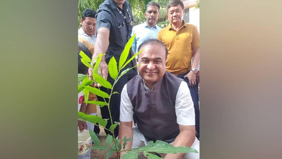 Assam CM Himanta Biswa Sarma participates in Amrit Brikshya Jan Andolan, PM Modi lauds initiative  Assam CM Himanta Biswa Sarma participates in Amrit Brikshya Jan Andolan, PM Modi lauds initiative