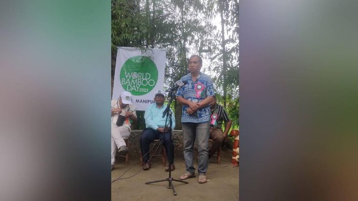 Experts speaking on World Bamboo Day in Manipur