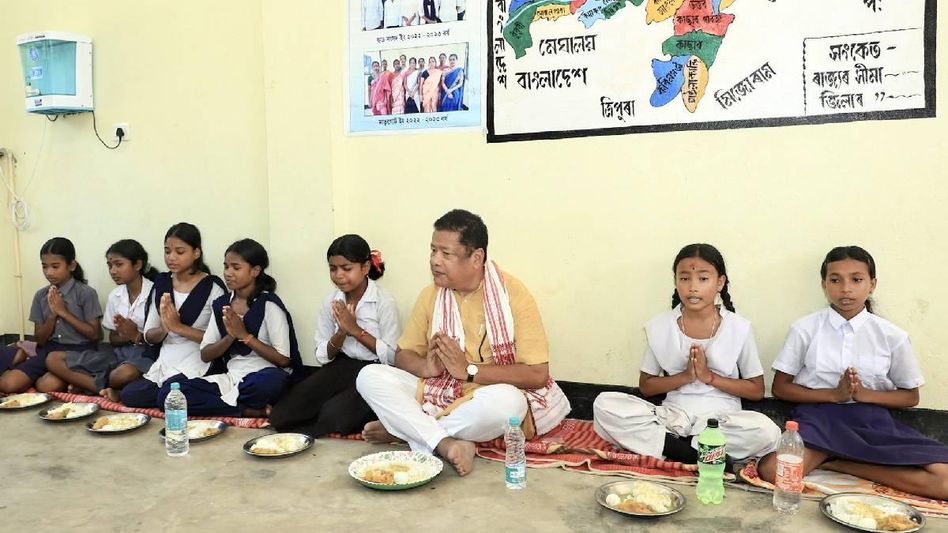 Assam government includes eggs in mid-day meals of schools in tea garden areas Assam government includes eggs in mid-day meals of schools in tea garden areas