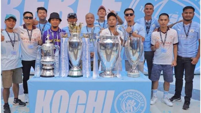 Meghalaya: Shillong cityzens fulfill dreams on Manchester City trophy tour