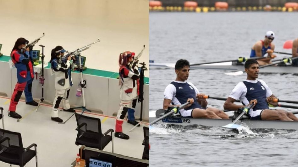 Asian Games 2023: India off on a winning streak, wins silver in shooting, rowing Asian Games 2023: India off on a winning streak, wins silver in shooting, rowing