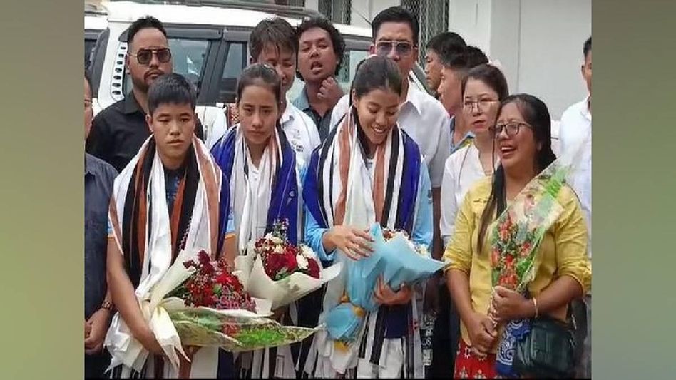 Three Wushu players return to Arunachal Pradesh disappointed after Chinese visa denial Three Wushu players return to Arunachal Pradesh disappointed after Chinese visa denial