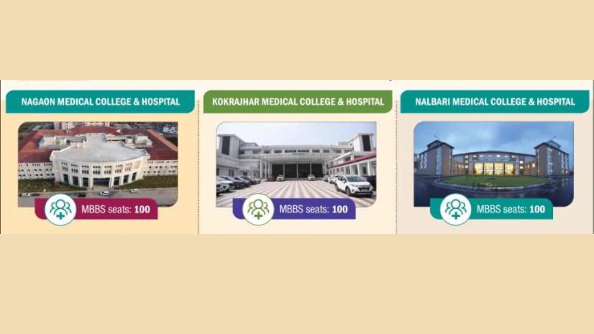 Assam government to inaugurate the academic session in three new state medical colleges today