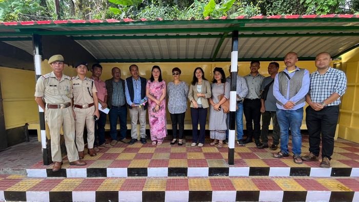 Meghalaya cabinet minister takes stock of work in under-construction STEMS bus shed