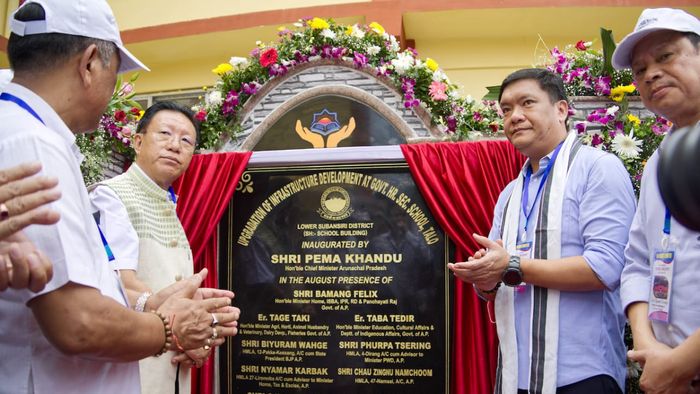 Arunachal CM inaugurates new school building at Lower Subansiri district