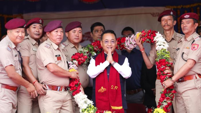 Sikkim CM announces new police staff quarters