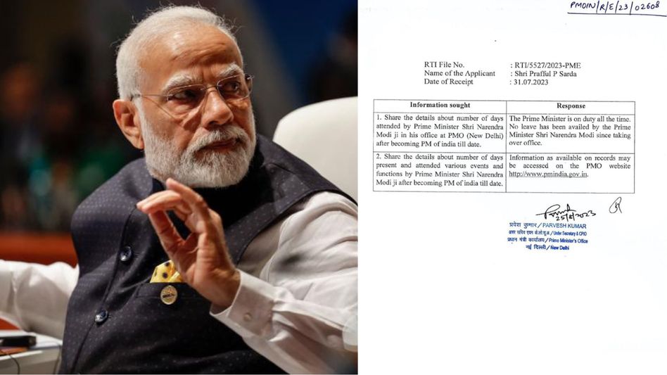 PM Modi didn’t take even a single leave in last 9 years: RTI PM Modi didn’t take even a single leave in last 9 years: RTI