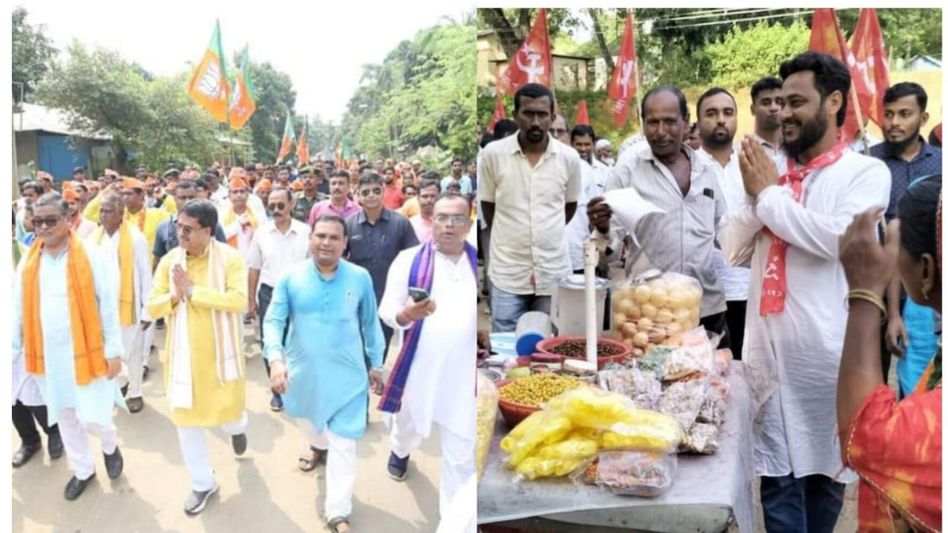 Stage set for Tripura by-polls as campaigning ends Stage set for Tripura by-polls as campaigning ends