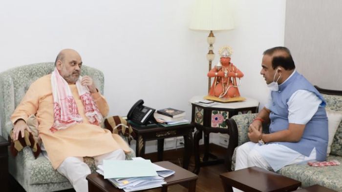 Himanta Biswa Sarma meets Amit Shah to discuss roadmap for complete withdrawal of AFSPA