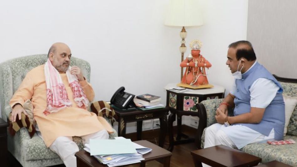 Himanta Biswa Sarma meets Amit Shah, discusses roadmap for complete withdrawal of AFSPA from Assam Himanta Biswa Sarma meets Amit Shah, discusses roadmap for complete withdrawal of AFSPA from Assam