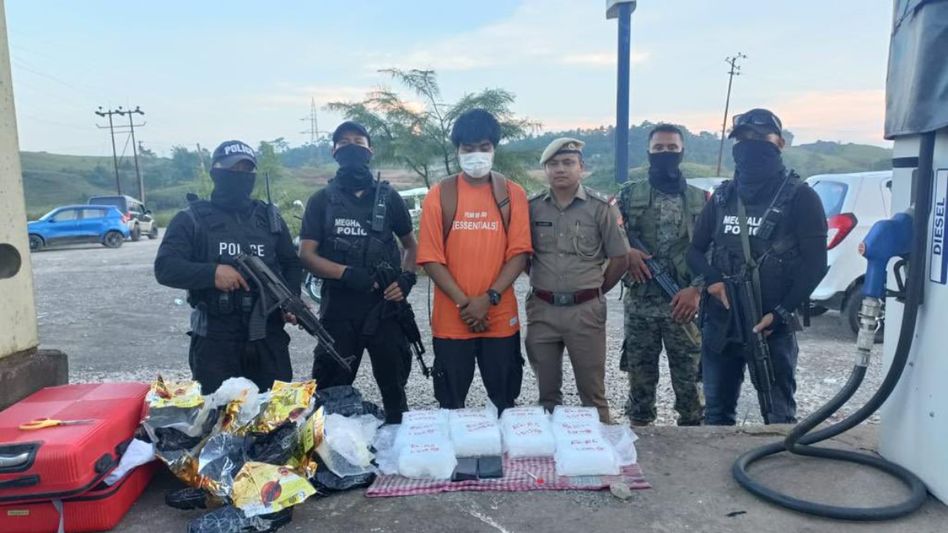 Manipur police destroy massive cache of narcotics in Imphal West Manipur police destroy massive cache of narcotics in Imphal West