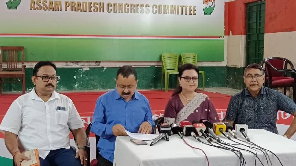 Assam Congress demands apology from BJP state president for insulting 'Mising's Chang Ghar' Assam Congress demands apology from BJP state president for insulting 'Mising's Chang Ghar'