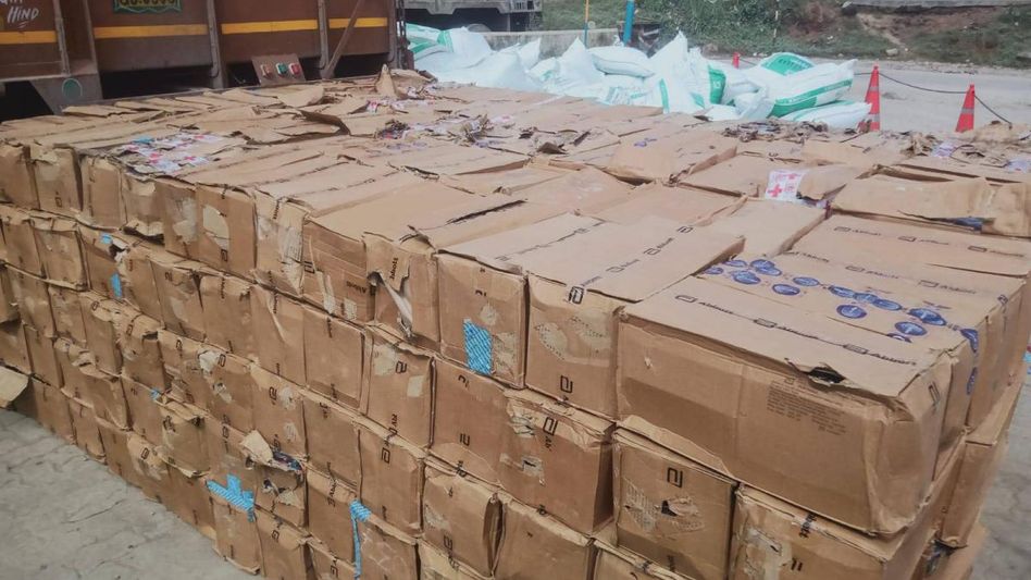 Assam Special Task Force seizes over 37,000 bottles of banned cough syrup enroute Tripura Assam Special Task Force seizes over 37,000 bottles of banned cough syrup enroute Tripura