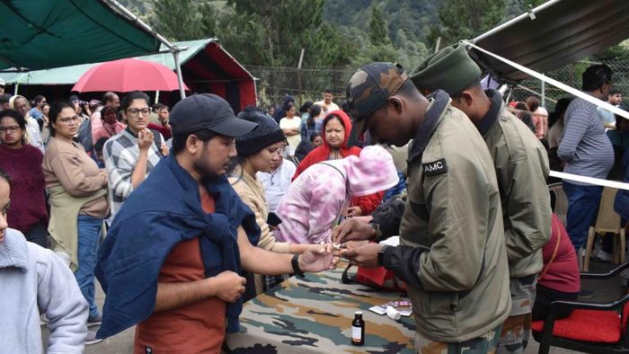 Indian Army assists 1700 stranded tourists including 63 foreign nationals in North Sikkim