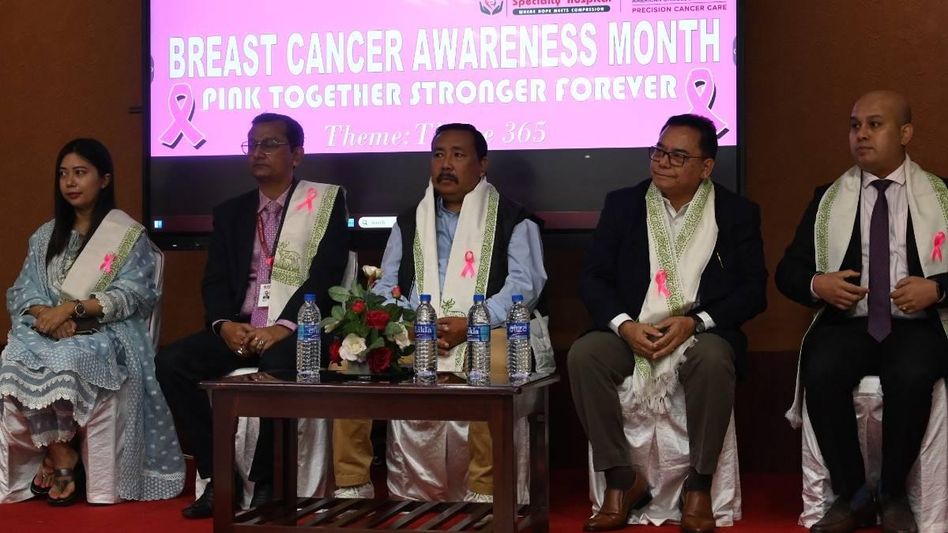 Manipur: Media houses join forces for breast cancer awareness in Imphal East Manipur: Media houses join forces for breast cancer awareness in Imphal East