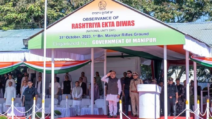 Manipur CM appeal people to join hands to restore peace in the state on 'Rashtriya Ekta Diwas'