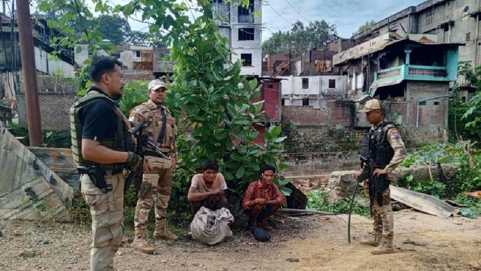 Manipur violence: Special commando apprehend three Myanmarese nationals for theft in Moreh town
