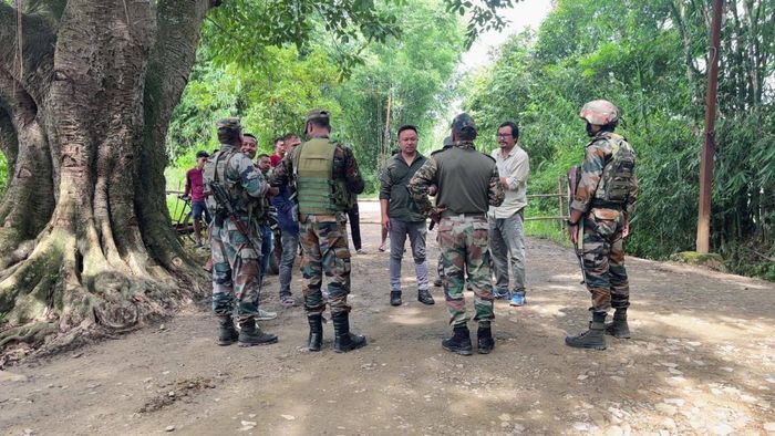 Inspite of a relative calm prevailing, situation still remains tense in the Meitei villages in Manipur's Bishnupur district, which lie close to the Kuki neighbourhood.