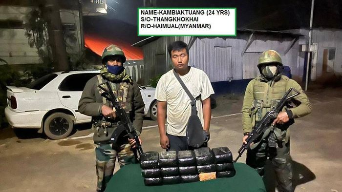 Mizoram: Assam Rifles seize methamphetamine worth Rs 45 crore, one Myanmar national apprehended