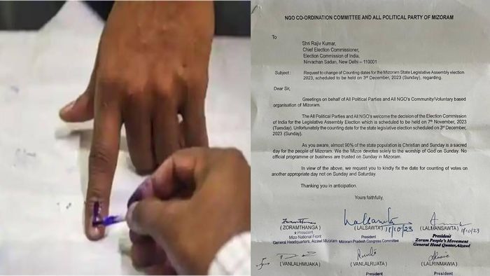 Mizoram elections: Political parties, NGO, student bodies request ECI to change poll counting date
