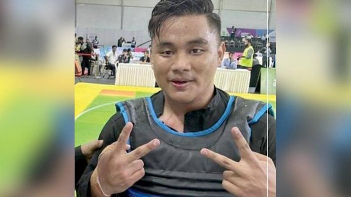 Nagaland athlete Kitenlo K. Thono has won a gold medal in the ongoing 37th National Games being held in Goa.