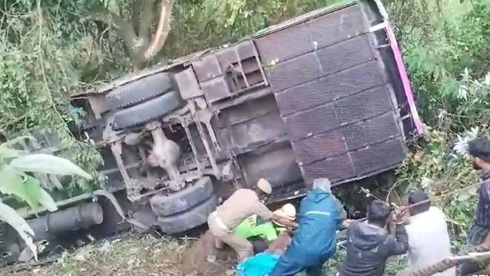Tamil Nadu: 8 killed after tourist bus plunges into gorge in Nilgiris district