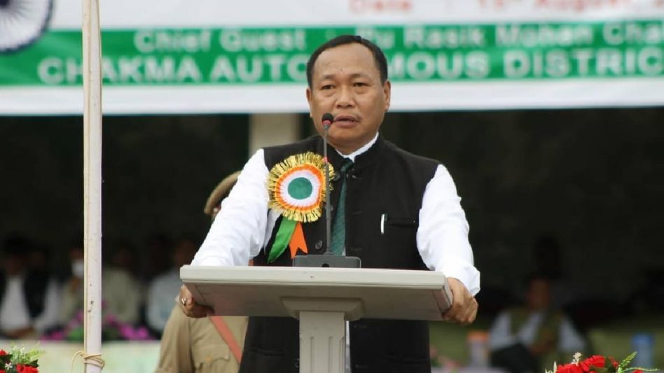 Mizoram: Chakma Autonomous District Council chairman, 15 others resign from MNF ahead of Assembly elections Mizoram: Chakma Autonomous District Council chairman, 15 others resign from MNF ahead of Assembly elections