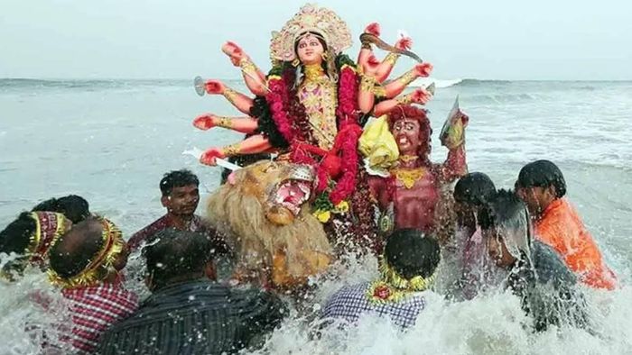 Durga idol immersion (File Photo)
