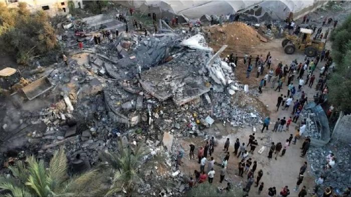 Houses destroyed in airstrike (File Image)