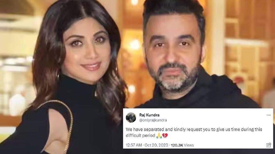 Shilpa Shetty's husband Raj Kundra pens shocking note, says 'we have separated' Shilpa Shetty's husband Raj Kundra pens shocking note, says 'we have separated'