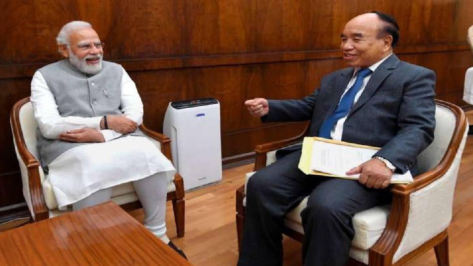 Mizoram CM Zoramthanga refuses to share stage with PM Modi during poll campaign Mizoram CM Zoramthanga refuses to share stage with PM Modi during poll campaign