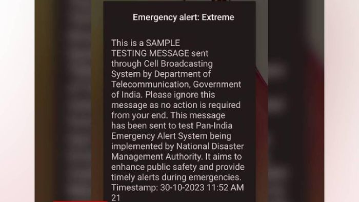 Emergency alert
