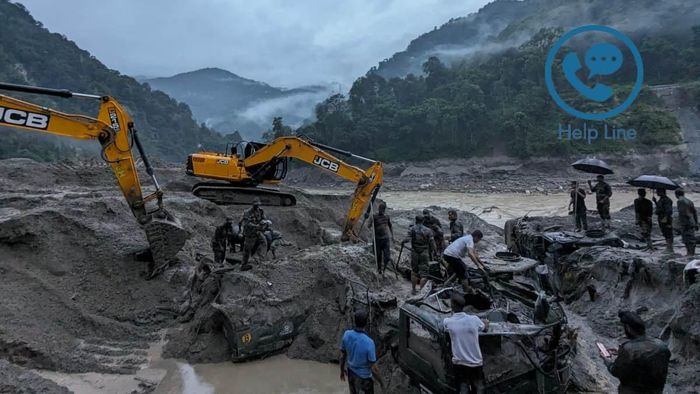 Indian Army starts helpline numbers in disaster-hit Sikkim