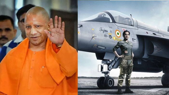 UP CM Yogi Adityanath got emotional while watching Kangana Ranaut's film 'Tejas'