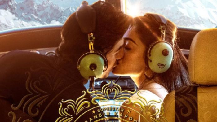 Animal's liplock poster goes viral on 'X', fans say "Sandeep Vanga shifts from bike to plane"