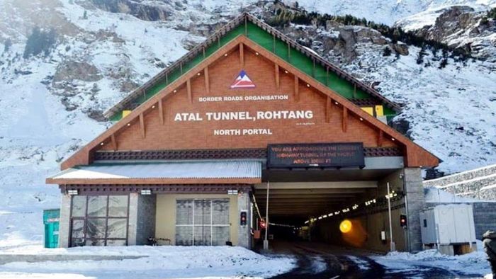 Atal Tunnel, longest tunnel in India