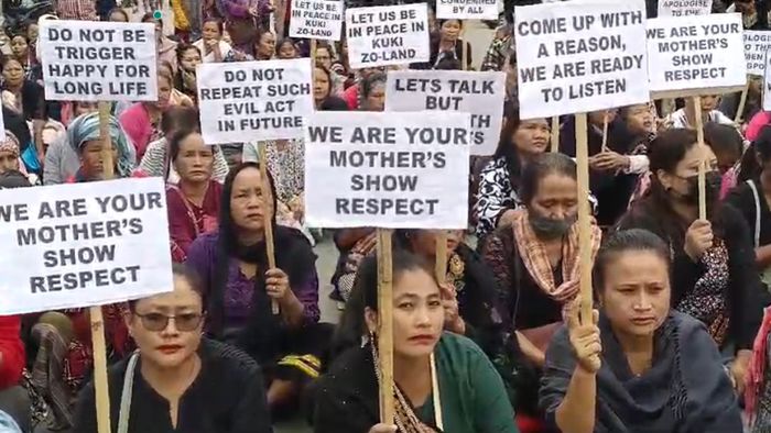 Local bodies in Kangpokpi condemn gun attack on Kuki-Zo women folks, demands apology