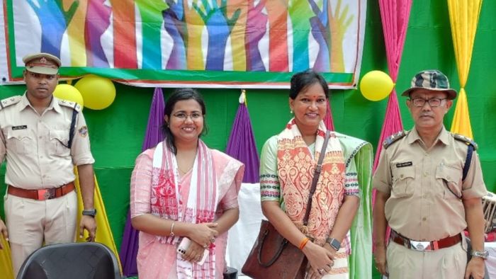 District Commissioner Varnali Deka inaugurates 'Kala Rangamancha' at Nalbari jail