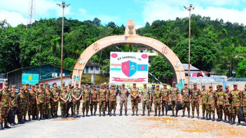 Meghalaya: India-Bangladesh begins annual joint military exercise Meghalaya: India-Bangladesh begins annual joint military exercise