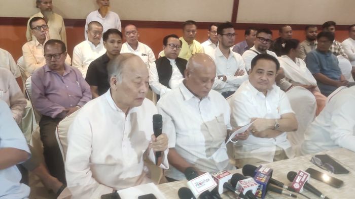 10 political parties reaffirm to fight jointly until peace prevails in Manipur